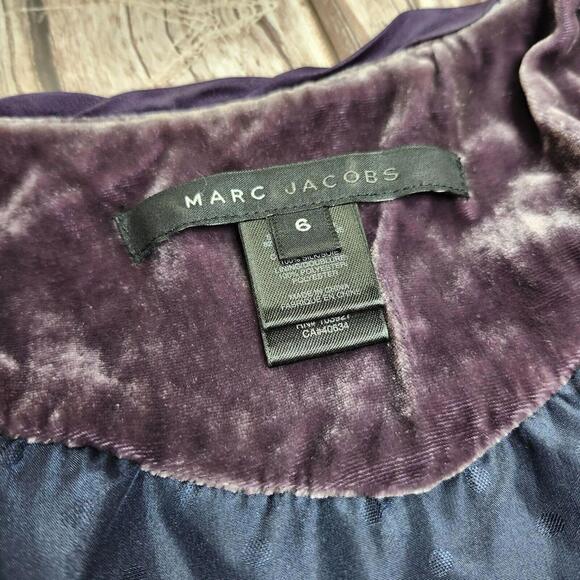 Marc Jacobs Velvet Bolero Shrug Jacket Size 6 - Picture 6 of 8